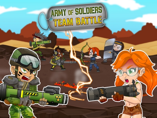 Army of soldiers : Team Battle Online