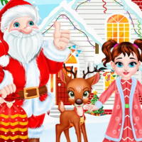 Baby Taylor Christmas Reindeer Fun