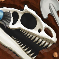 Dinosaur bone digging Game