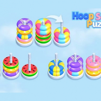 Hoop Stack Sort Puzzle 3D Game