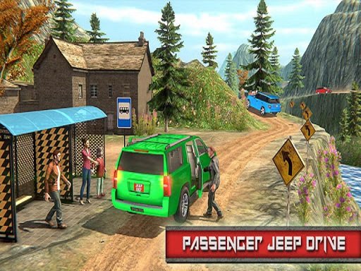 Jeep Passeger Offroad Mountain Simulation Game Online