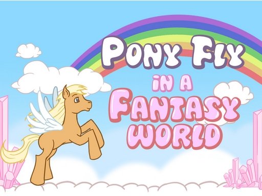 Pony fly in a fantasy world Online
