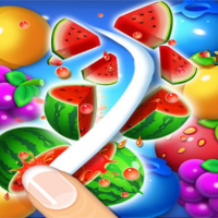 Sweet Fruit Candy Crash Link Pozzle
