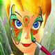 Tinkerbell Spring Face Painting