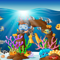 Water Dive 2D: Underwater Survival